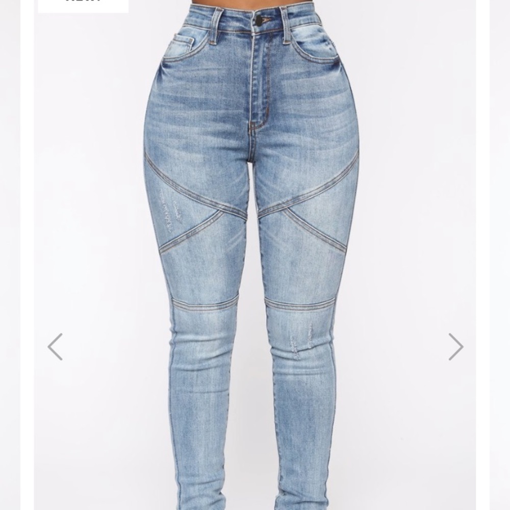 Fashion Nova motto skinny denim jeans🖤NWOT
